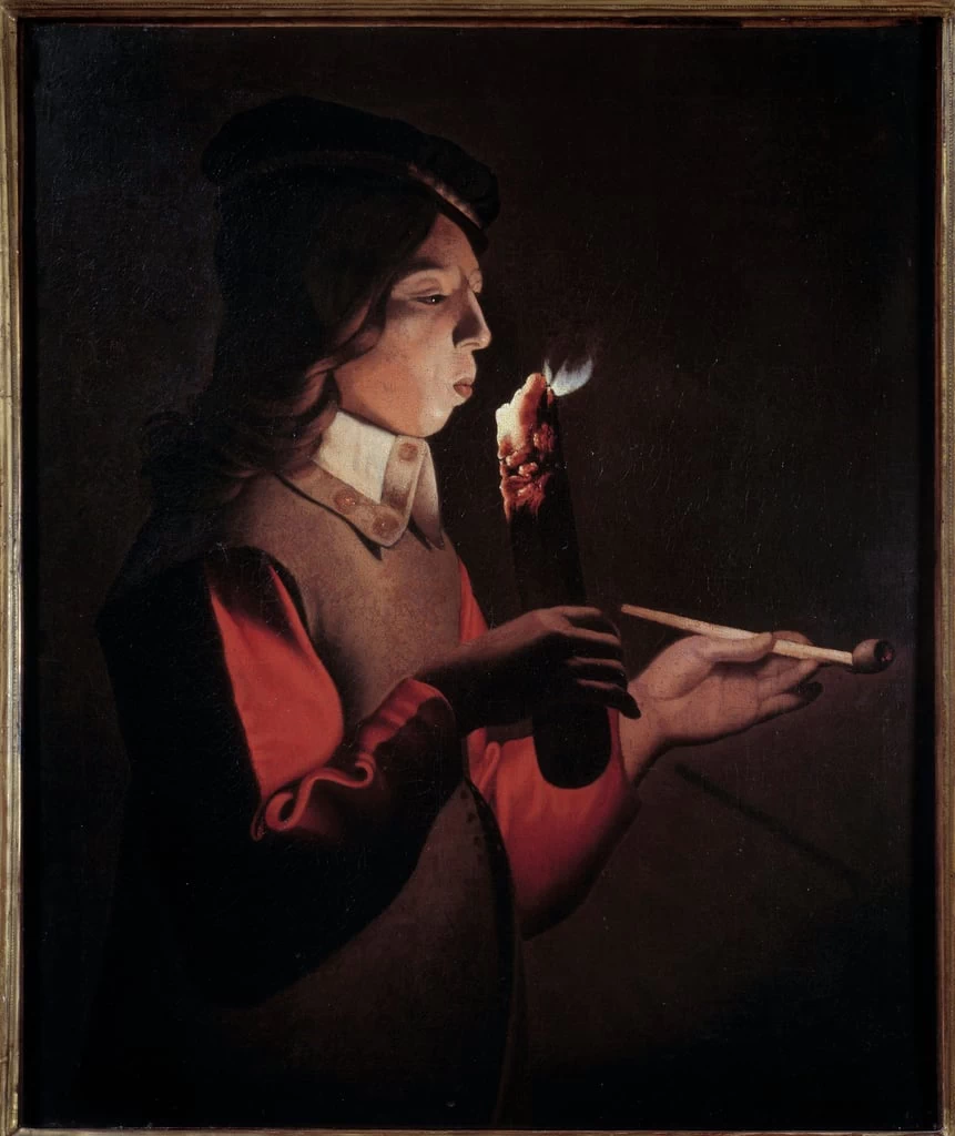Georges de La Tour - Il giovane fumaore, Musee des Beaux, Arts, Tours